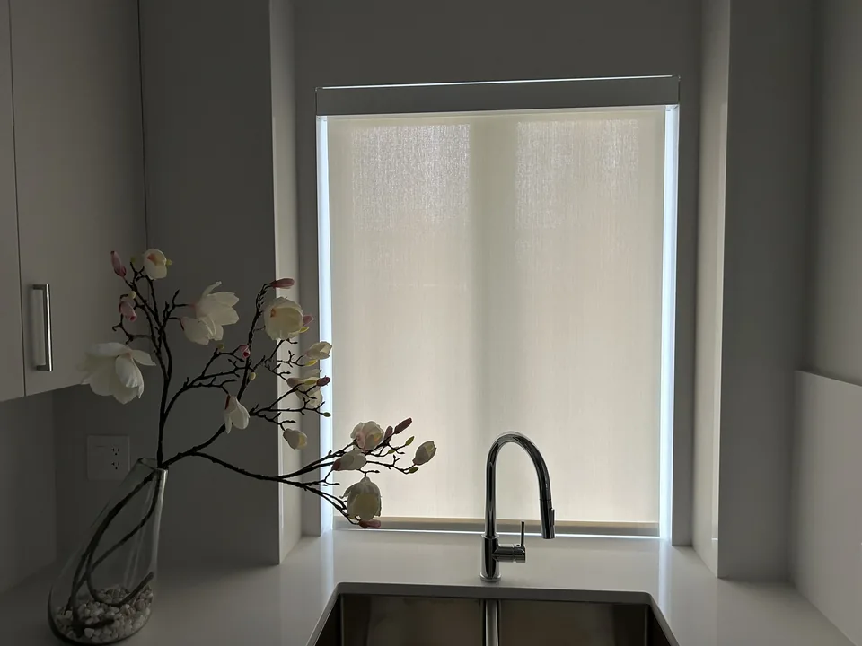 Soft light at the kitchen window